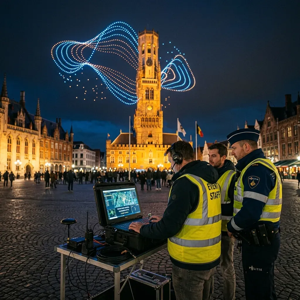 Belgische luchtvaartautoriteit stuitte op illegale droneshows