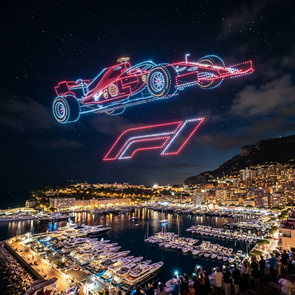 Formula 1 Monaco droneshow