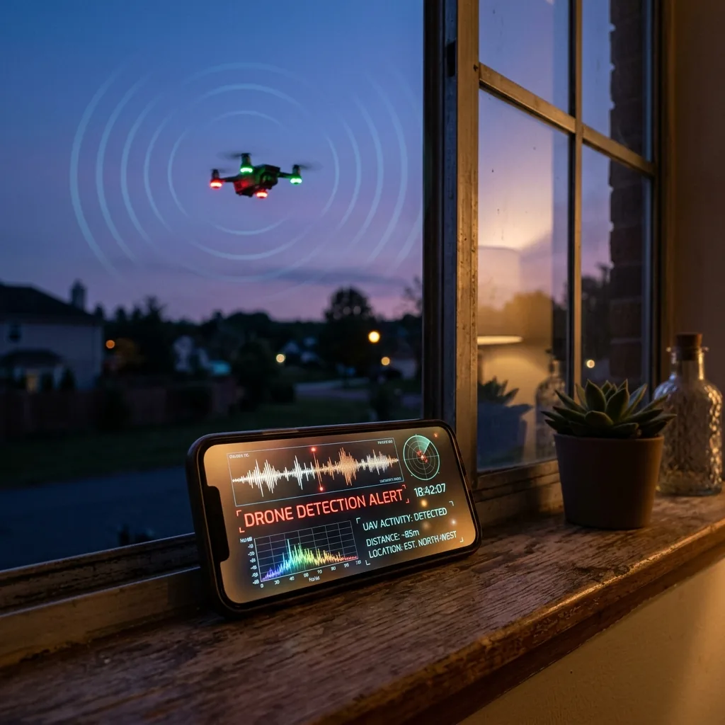 Sentinel app detecteert drones via smartphone microfoon
