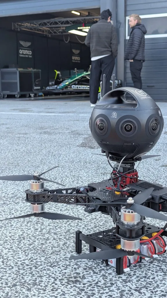 360 FPV Drone on track at Zandvoort